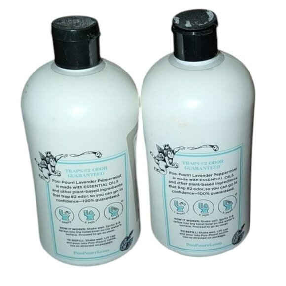 NEW Set 2 Poo-Pourri Before You Go Toilet Spray Refill Lavender Peppermint 16oz - Picture 8 of 10